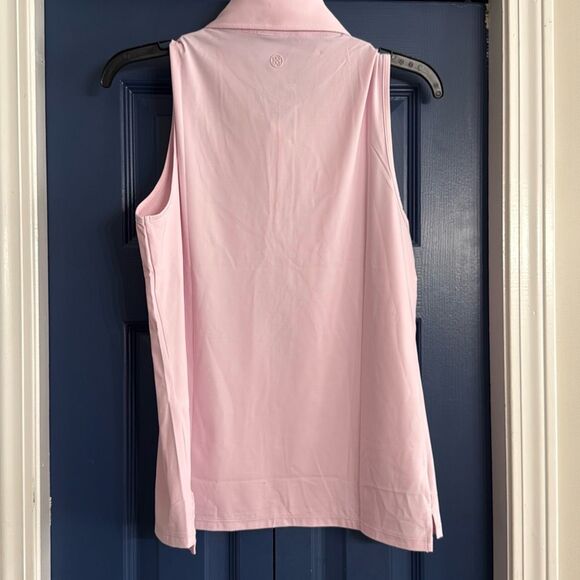 G/Fore Women’s Silky Tech Nylon Sleeveless Golf Polo Size L NWT - Picture 5 of 7